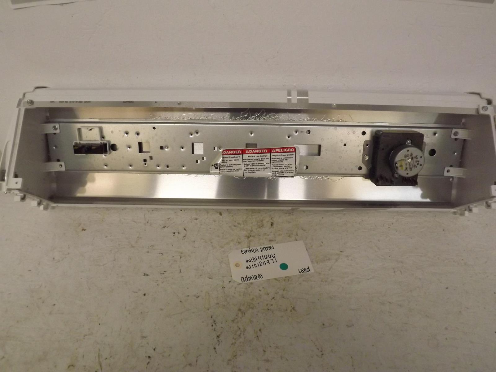 Admiral Dryer W10141666 W10185971 Control Panel Used Admiral Dryer W10141666 W10185971 Control Panel Used